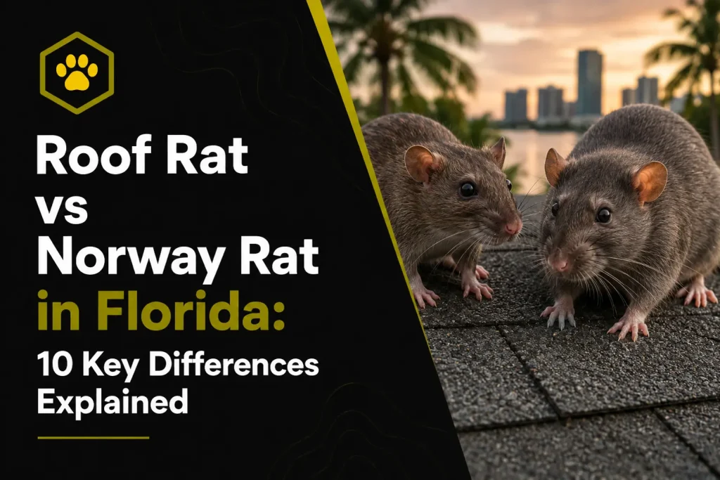 Roof Rat vs Norway Rat in Florida: 10 Key Differences Explained