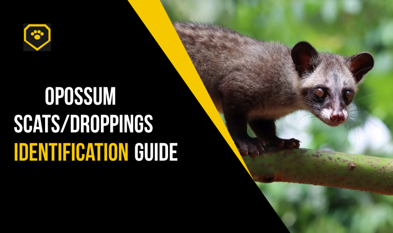 opossum scats/droppings identification guide